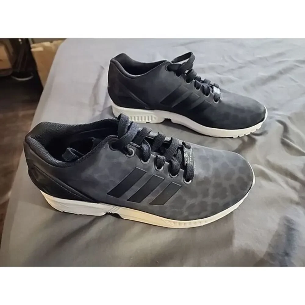 Adidas Zx‎ Flux B24385 Running Training Shoes Black/White Women Size US 8